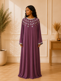 Royal Plum Abaya