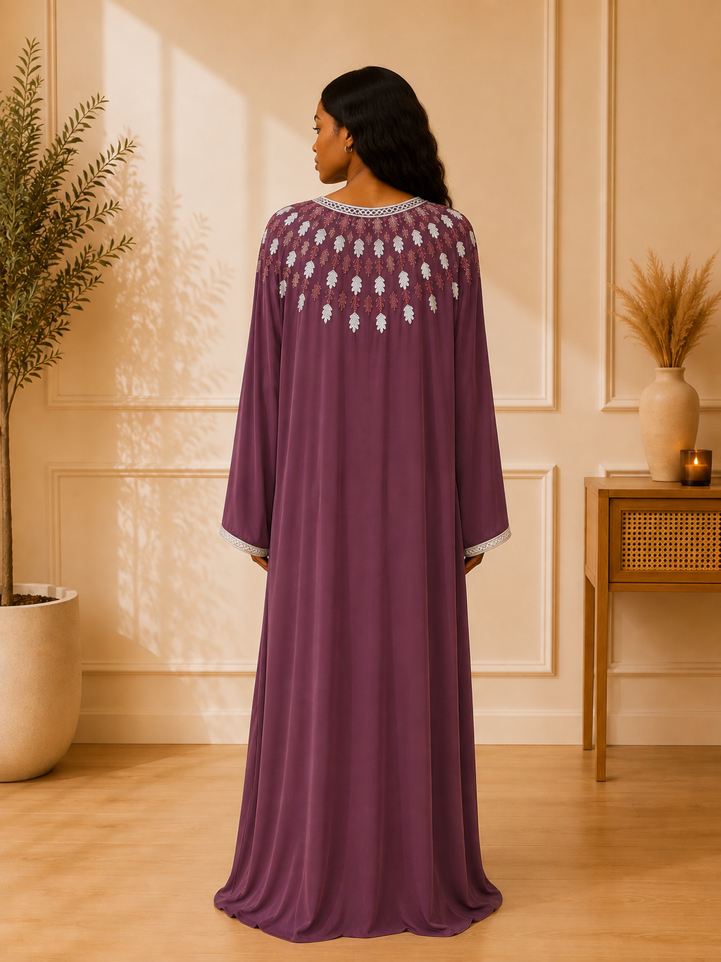 Royal Plum Abaya